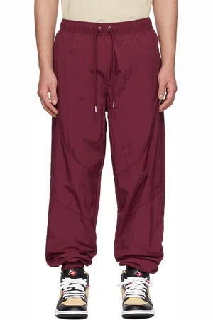 Nike Burgundy Statement Warm Up Track Pants