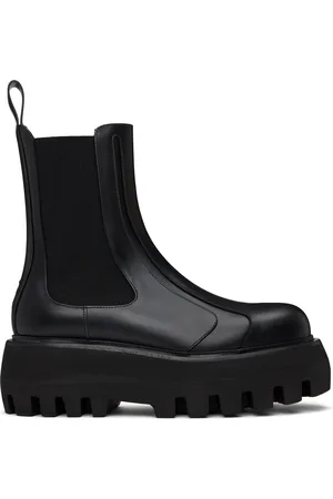 Alexander McQueen Black Sofa Chelsea Boots