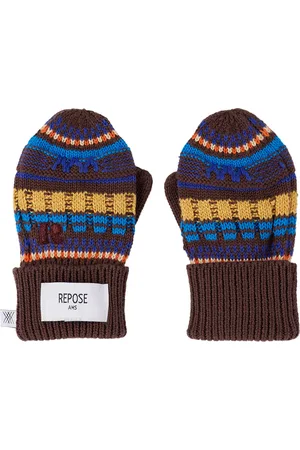 Repose AMS Kids Brown Graphic Gloves