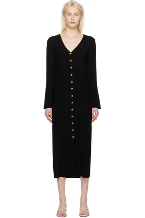 By Malene Birger Black Colea Midi Dress