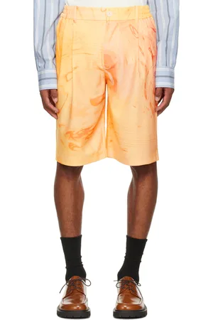 Feng Chen Wang Orange Phoenix Shorts