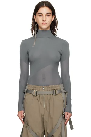 DION LEE Blue Helix Sweater