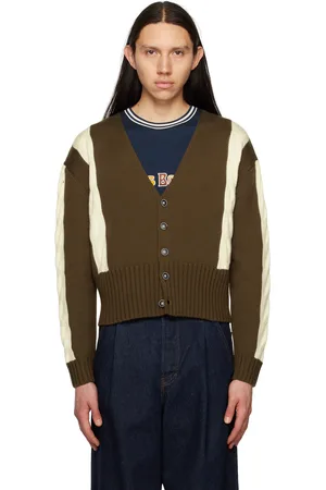 Connor McKnight Brown & White Ski Cardigan
