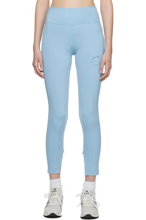 7 DAYS ACTIVE Blue Signature Zipped Leggings