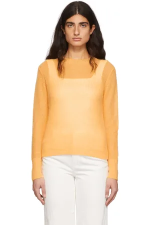 Vince Orange Nylon Sweater
