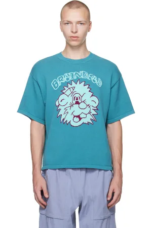 Brain Dead Blue Anarchy Wink Sweater