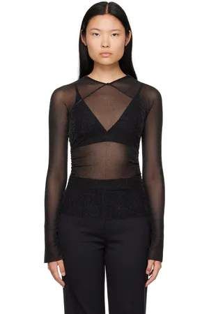 C&m Camilla And Marc Black Marcello Long Sleeve T-Shirt