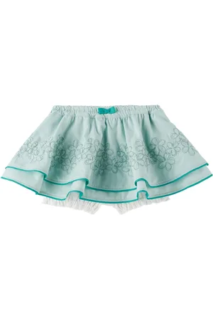 Anna Sui SSENSE Exclusive Baby Green Skirt