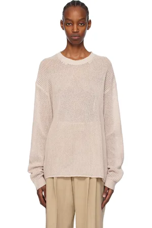 6397 Pink Semi-Sheer Sweater