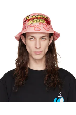 J.W.Anderson Pink Hearts Bucket Hat