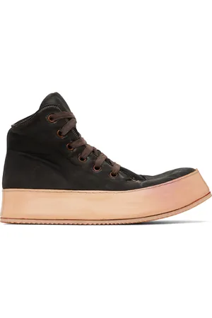 A DICIANNOVEVENTITRE SSENSE Exclusive Brown Canua Mid Sneakers