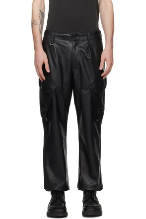 SOPHNET. Sustainable Faux-Leather Cargo Pants