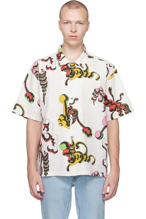 Brain Dead White Graphic Shirt