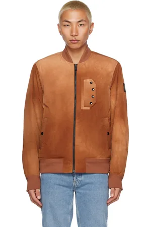 Belstaff Orange Parameter Bomber Jacket