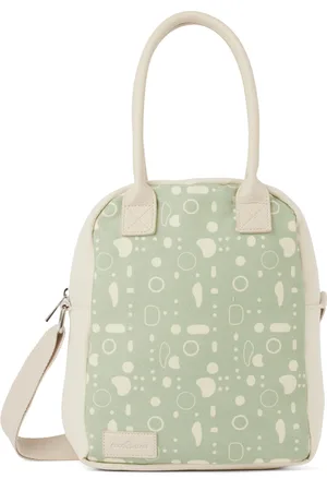 Coco Village Kids Green & White Lunch Bag