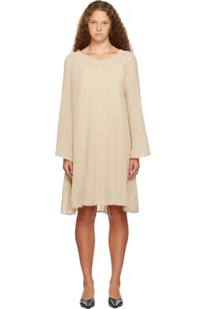 By Malene Birger Beige Emoras Midi Dress