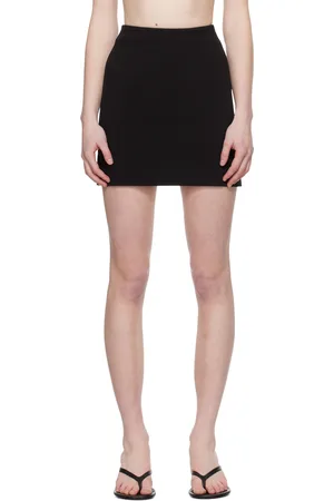 By Malene Birger Black Fabiene Miniskirt