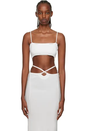 CHRISTOPHER ESBER White Wrap Camisole