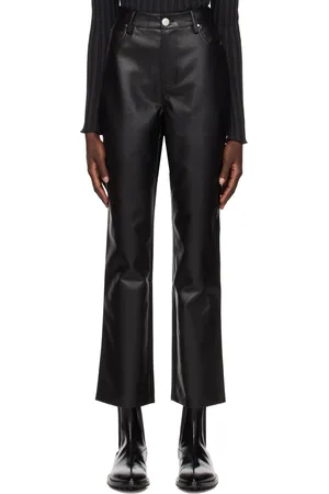 Third Form Straight-Leg Faux-Leather Trousers