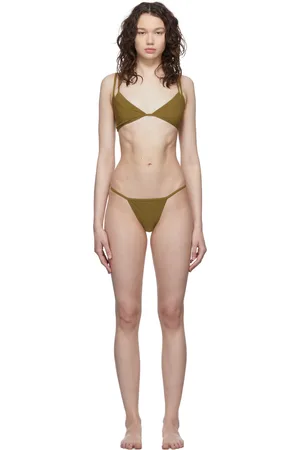 CHRISTOPHER ESBER Khaki Double Triangle Bikini