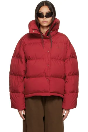 Acne Studios Red Puffer Down Jacket