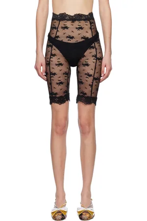 yuhan wang Lace Biker Shorts