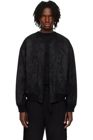 Professor.E Object-Faded Bomber Jacket