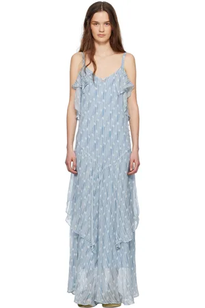 BODE Blue Meridian Maxi Dress