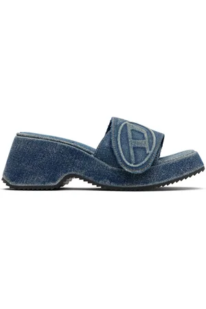 Diesel Blue Sa-Oval D Pf W Heeled Sandals