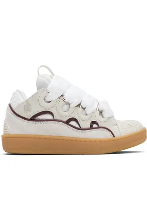 Lanvin SSENSE Exclusive Beige Curb Sneakers