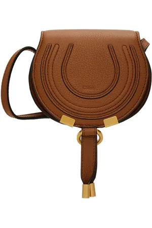 Chloé Tan Nano Marcie Saddle Bag