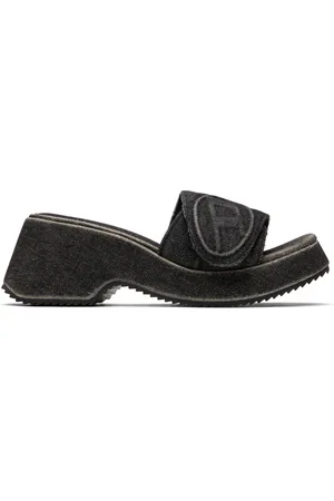 Diesel Black Sa-Oval D Pf W Heeled Sandals