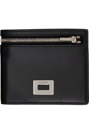 Balenciaga Black Rodeo Square Folded Wallet