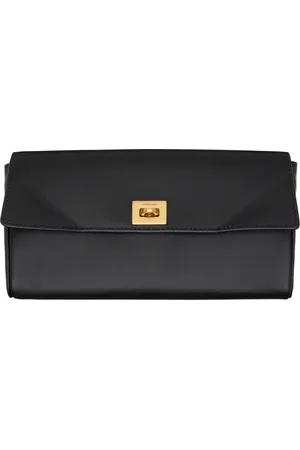 Balenciaga Black Rodeo Continental Wallet