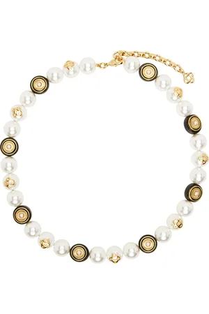 Casablanca White Spoke Wheel Necklace