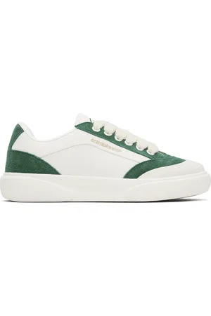 Casablanca Off-White & Green Del Mar Sneakers