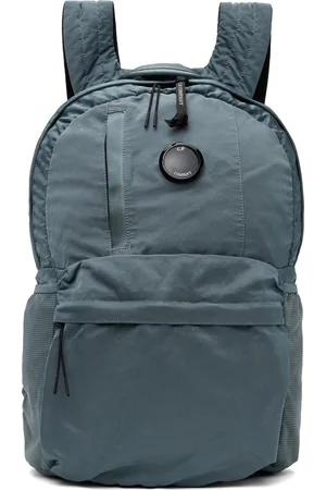 C.P. Company Blue Nylon B Lens Backpack