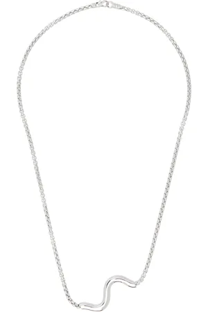 TOM WOOD SSENSE Exclusive Silver Venetian Pendant Necklace