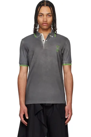 CRAIG GREEN Gray Fred Perry Edition Tennis Polo