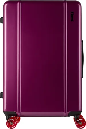 Floyd Purple Check-In Suitcase