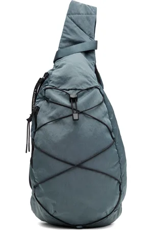 C.P. Company Blue Nylon B Crossbody Backpack