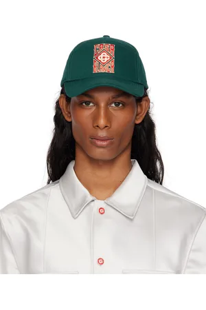 Casablanca Green Gothic Logo Cap