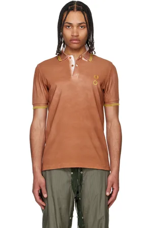 CRAIG GREEN Orange Fred Perry Edition Tennis Polo
