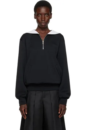 Comme des Garçons Black Half-Zip Sweatshirt