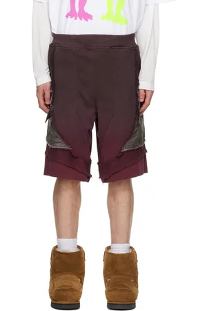 YAKU Burgundy Camo Magma Shorts