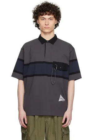 and wander Gray Gramicci Edition Tech Rugby Polo