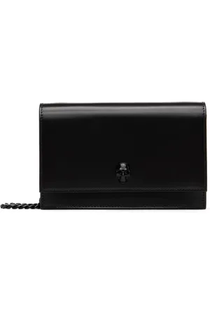 Alexander McQueen Black Small Skull Bag