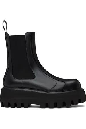 Alexander McQueen Black Sofa Chelsea Boots