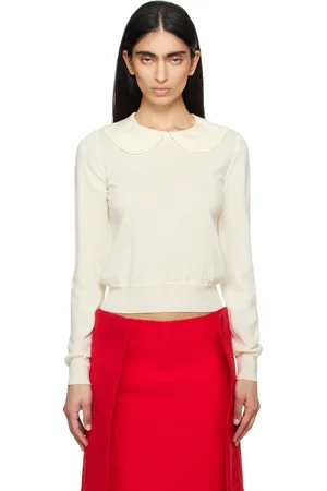 Comme des Garçons Yellow Intarsia Sweater