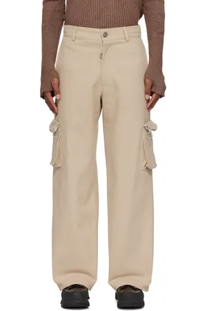 Charlie Constantinou Beige Multi Pocket Cargo Pants